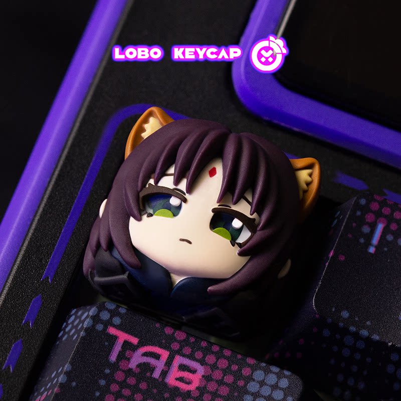 Gaming Accessories In China - Keycap Lobo Creativo Anime Artigianale, Keycap