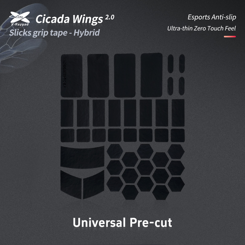 Mouse Bungee Spring - X-Raypad Cicada Wings V2 Slicks Nastro