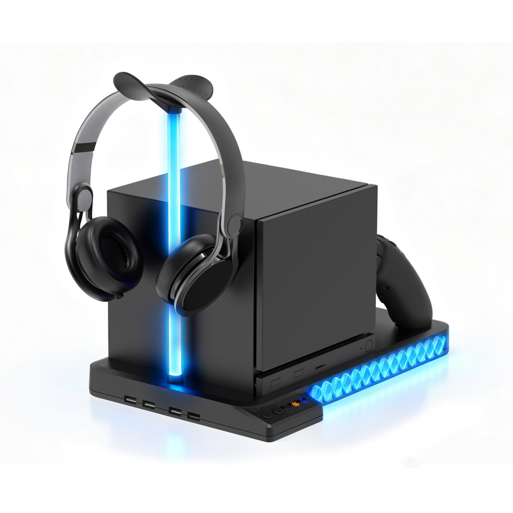 Headset Stand Rgb - Base di Ricarica per Macchina a