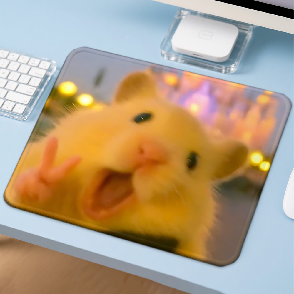 Gaming Accessories Companies - Mosepad con simpatico criceto, tappetino per