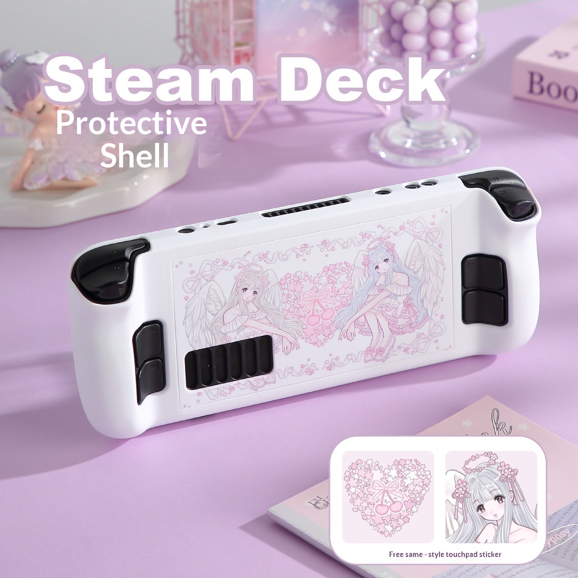 Gaming Accessories For 8 Year Old - Custodia protettiva Steam Deck con motivo