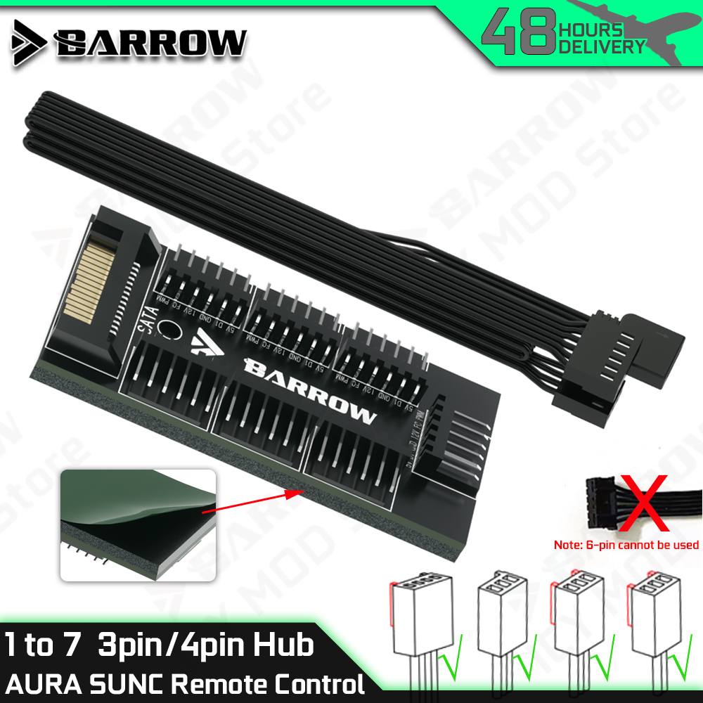 Rgb Hub Sync - Barrow Controller ventola a 7 porte