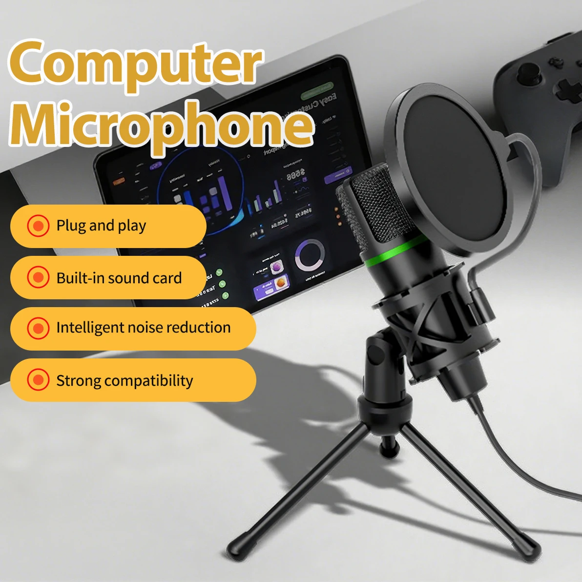 Microfono a condensatore USB c - Gaming Accessories For Laptop recensione e prezzo