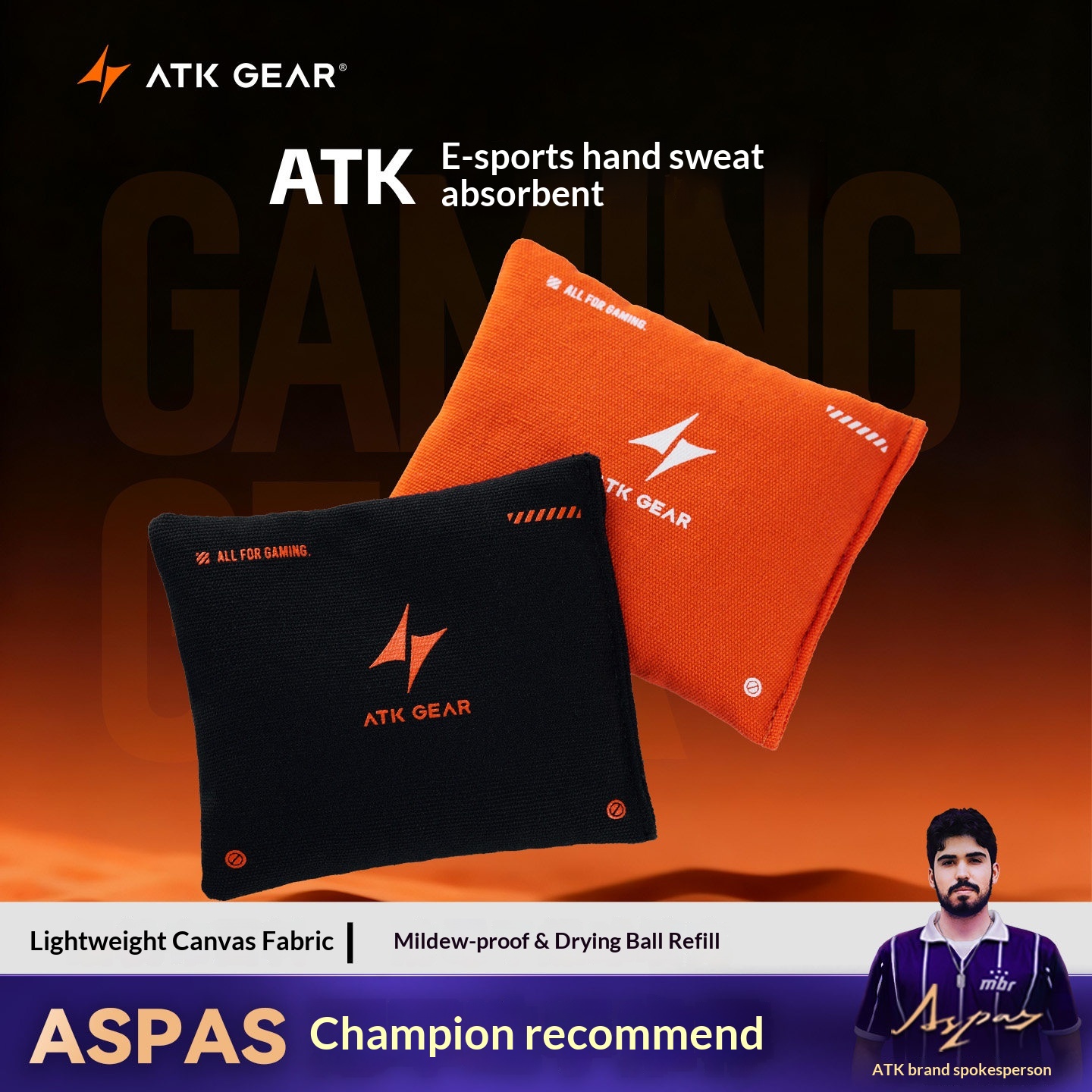 ATK Esports Palm Sweat Packs:  - Gaming Accessories For Valorant recensione e prezzo