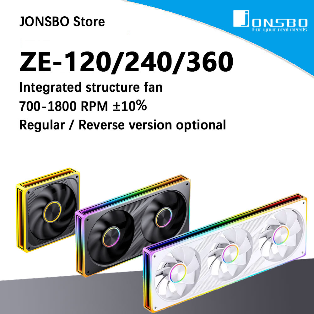 Ventola per Case JONSBO ZE-120 - Rgb Hub Sync recensione e prezzo