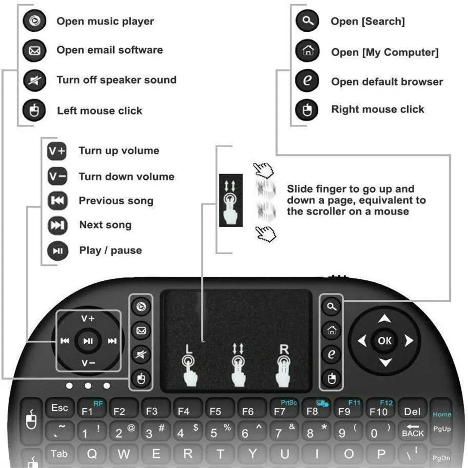 Mini tastiera wireless da 2,4  - Gaming Accessories For Laptop recensione e prezzo