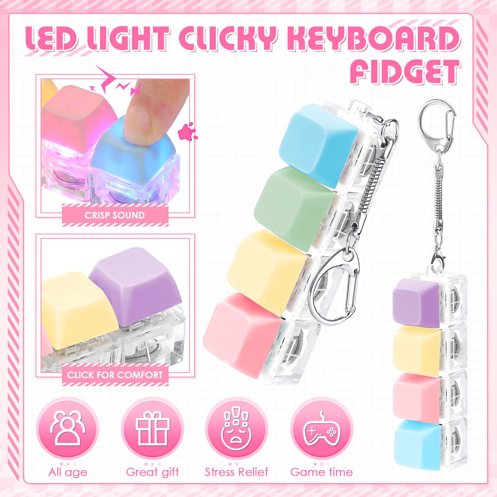 Portachiavi LED Luminoso Antis - Keyboard Switch Tester recensione e prezzo